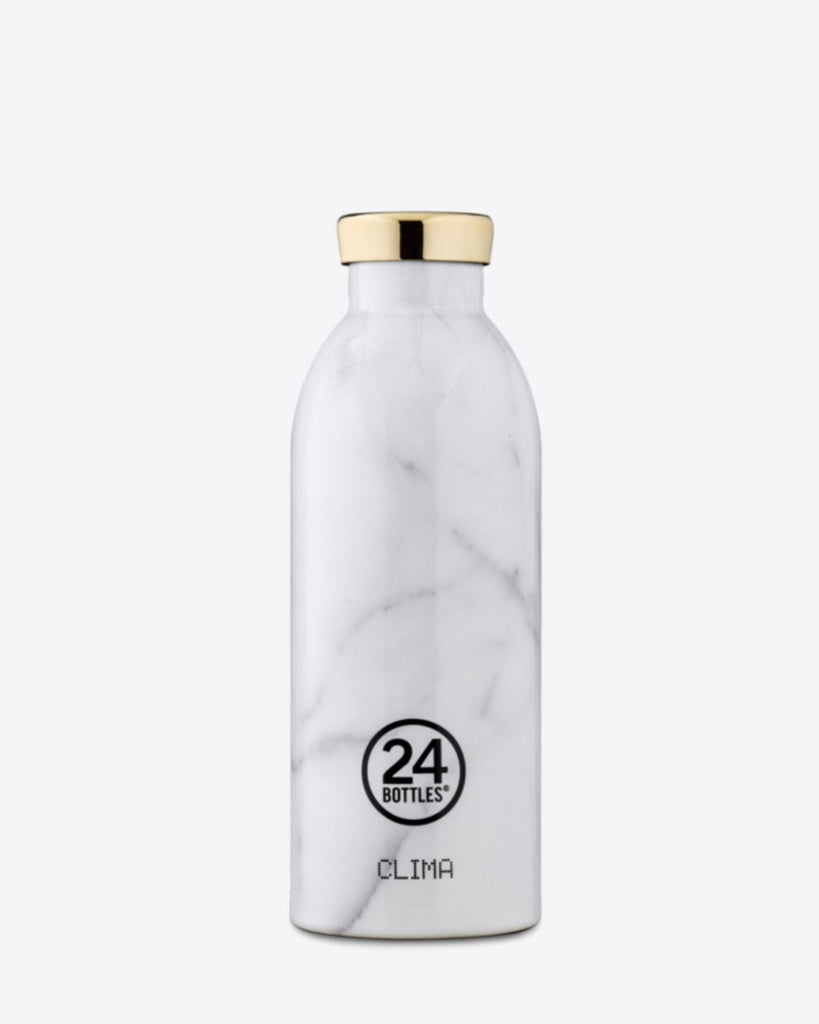 Clima Bottle Marble White -  24 BOTTLES |  Risvolto.com