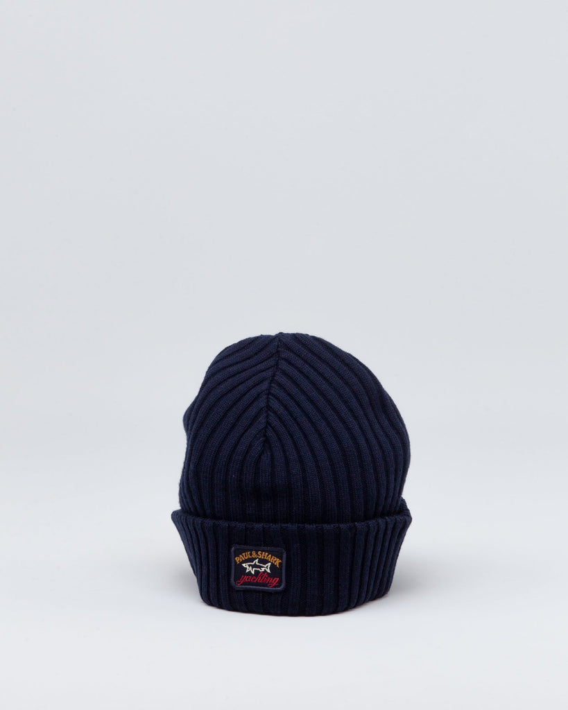Cuffia in lana con patch -  PAUL & SHARK |  Risvolto.com